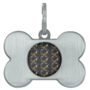 plantain plain pet ID tag