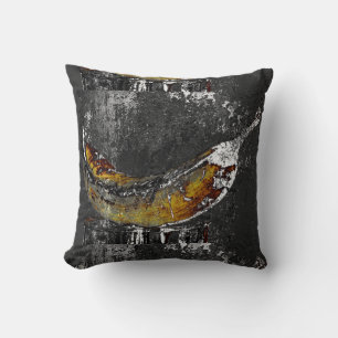 plantain plain throw pillow