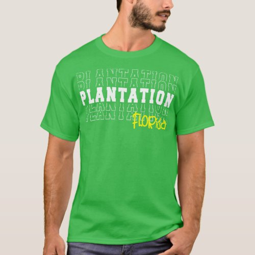 Plantation city Florida Plantation FL T_Shirt