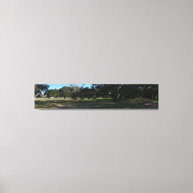 Plantation house near New Orleans Canvas Print (Front)