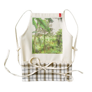 Plantations and greenery zazzle HEART apron