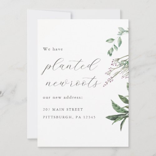 Planted New Roots Botanical Moving Announcement