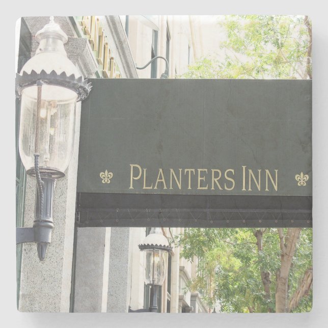 Planters Inn Charleston, SC. Marble Stone Coaster. Coaster (Front)