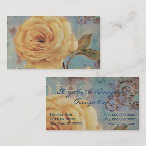 Customizable Plantes ~ Business Card