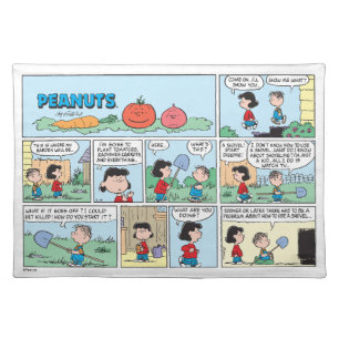 Planting A Vegetable Garden Cloth Placemat