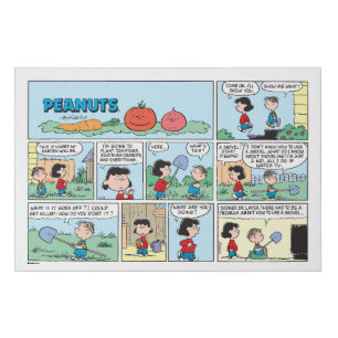 Planting A Vegetable Garden Faux Canvas Print