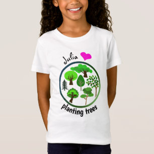 Planting for a brighter future : Save the earth T-Shirt