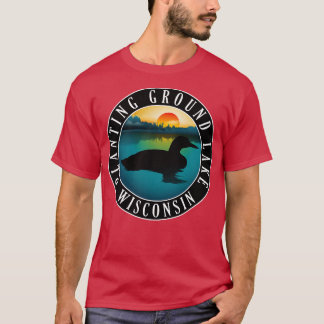 Planting Ground Lake Wisconsin Loon T-Shirt