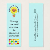 Planting Peace Bookmark (Front & Back)