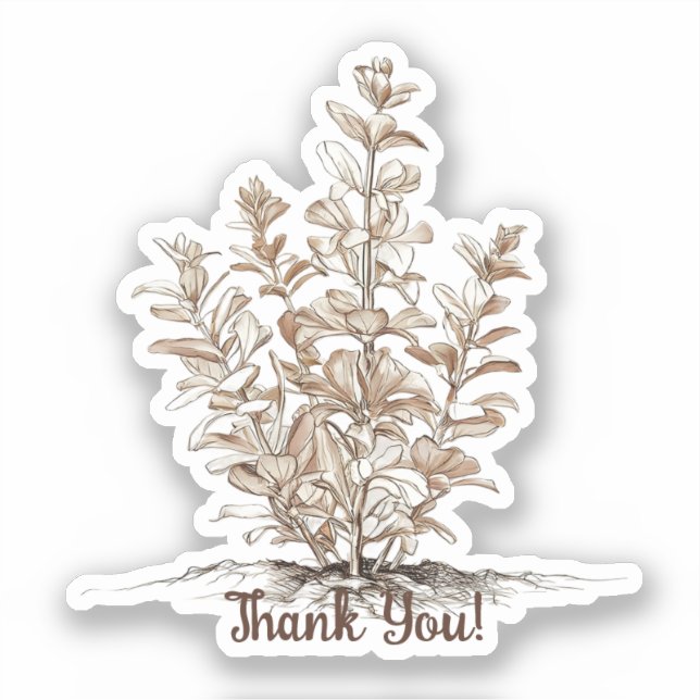 Planting Seeds of Faith Christian Gardener  Sticker (Front)
