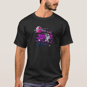 Planting The Flag On New Worlds  Astronauts In Spa T-Shirt