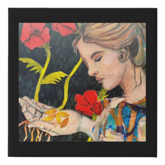 Planting the Seeds Faux Canvas Print