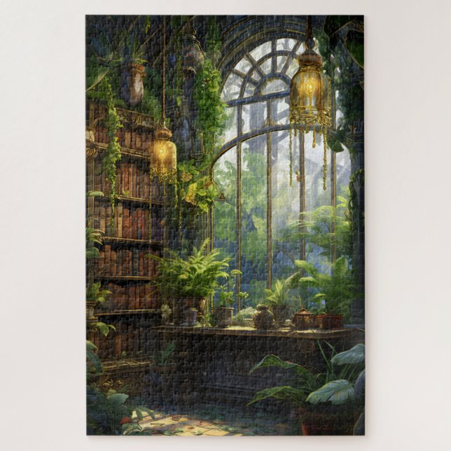 Plants and Books Jigsaw Puzzle (Vertical)