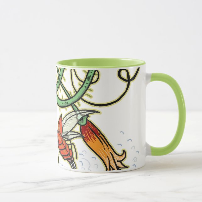 Plants and Bugs Mug (Right)