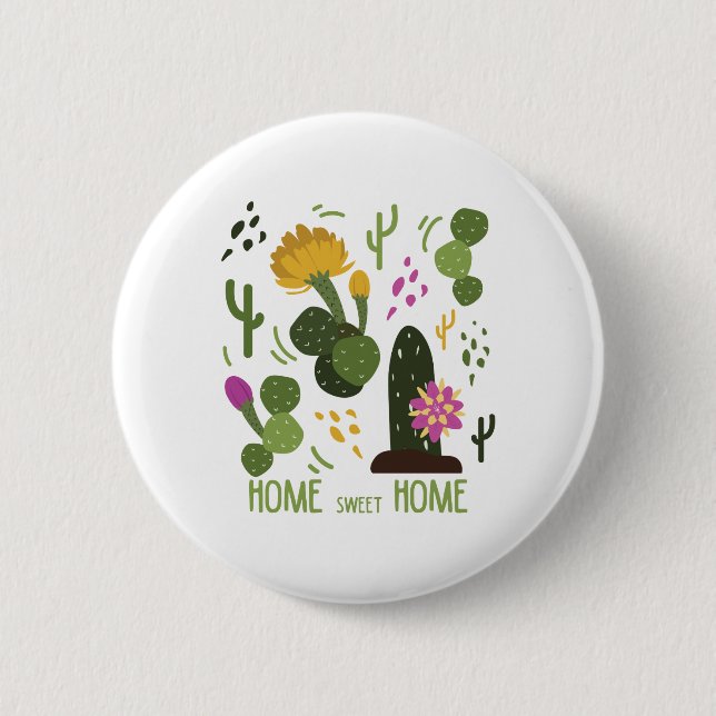 plants and flowers 18 button (Front)