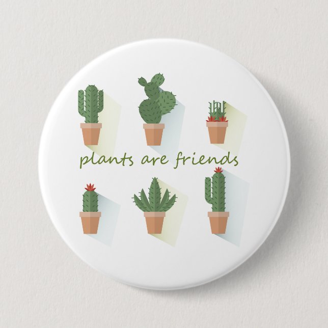 Plants and Flowers Button (Front)
