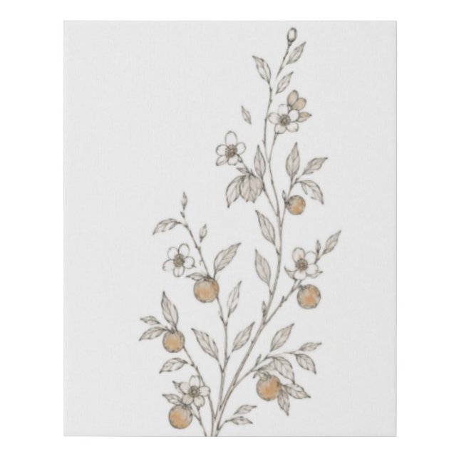 Plants and Flowers Canvas Print (Front)
