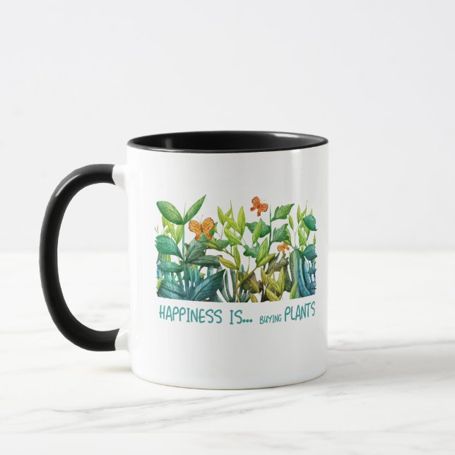 Plants and Flowers Mug (Left)