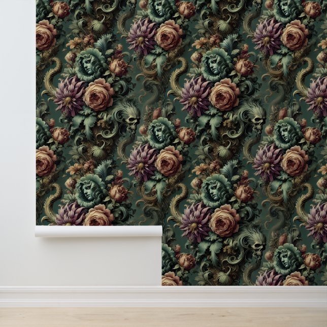 Plants and Pandemonium – Gothic Baroque  Wallpaper (Application)