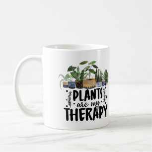 Plants are my Therapy Houseplants Coffee Mug