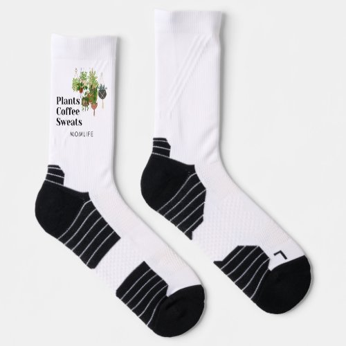 Plants Coffee  Sweats__Comfy IBDMoms Socks