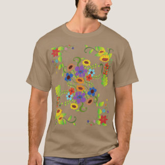 Plants Floral Wildflowers Flower Blossoms Botanica T-Shirt