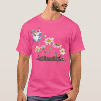 Plants Graphic Flower Motif Botanical Gardening T-Shirt