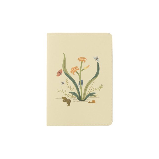 Plants & Insects _Day lilies Passport Holder (Front)