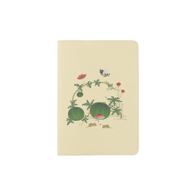 Plants & Insects _Water melon Passport Holder (Front)