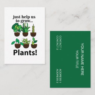 Plants Just Help Us To Grow Plants