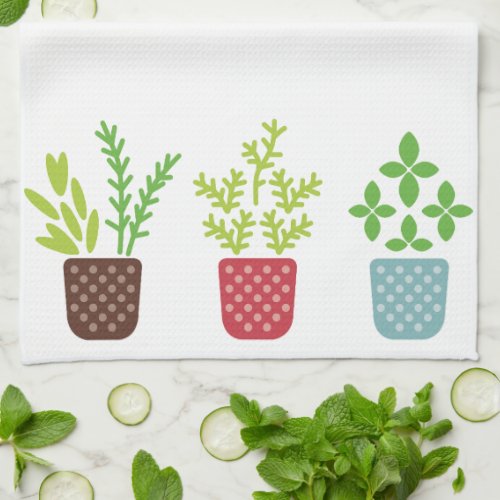 Plants Kitchen Towel