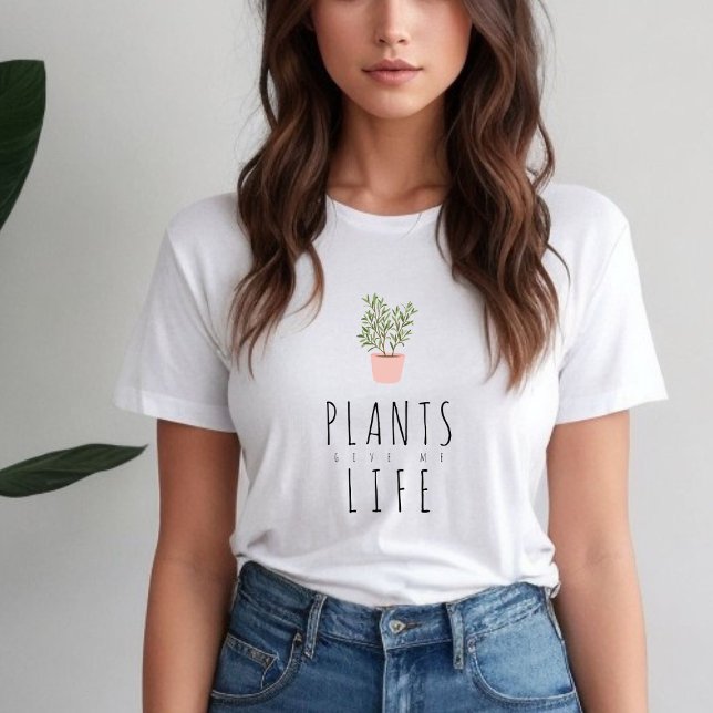 Plants Life trendy graphic and typography tee (Creator Uploaded)