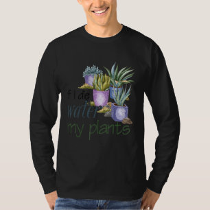 plants make people happy harden gardening 14 T-Shirt