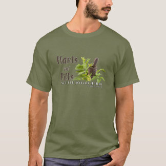Plants not Pills custom Tee