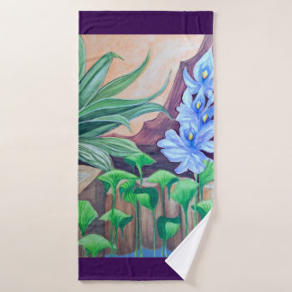 Plants Pond Party Bath Towel