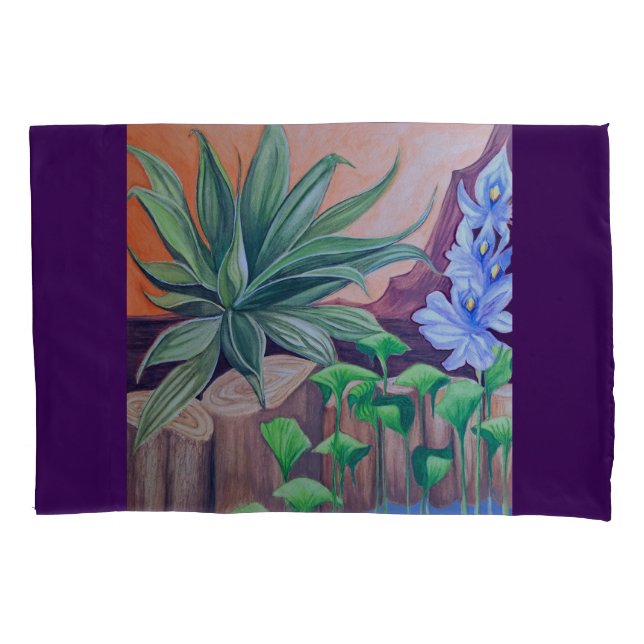 Plants Pond Party  Pillow Case (Front)