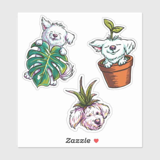 Planty Pups: Jack Sticker (Sheet)
