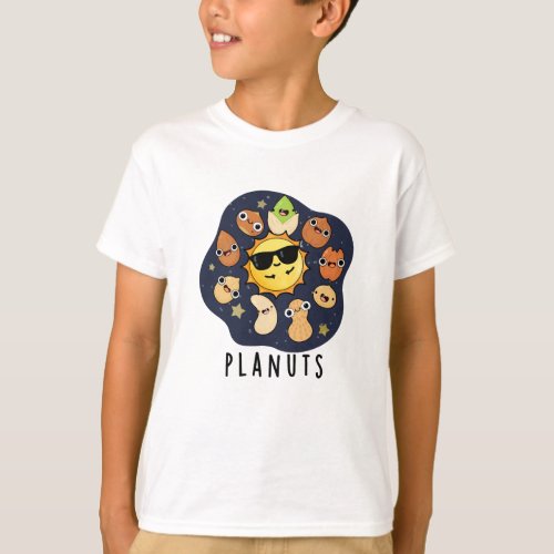 Planuts Funny Astronomy Nuts Pun  T_Shirt