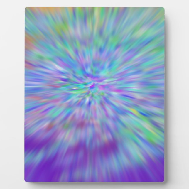 Plaque color abstract (Front)