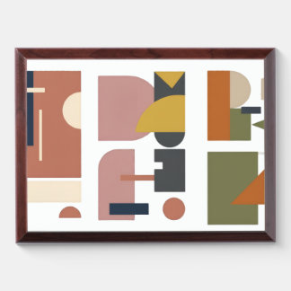 Plaque Decor Geometric Design