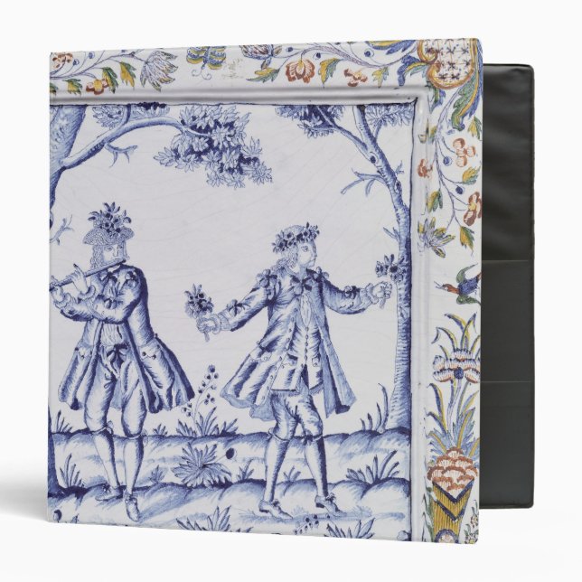 Plaque depicting a scene from 'The Magic Flute' 3 Ring Binder (Front/Inside)