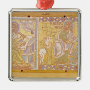 Plaque depicting St. Mark Metal Ornament