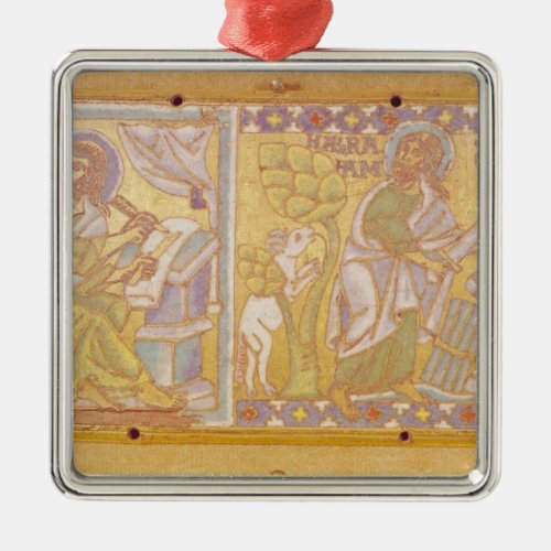 Plaque depicting St Mark Metal Ornament