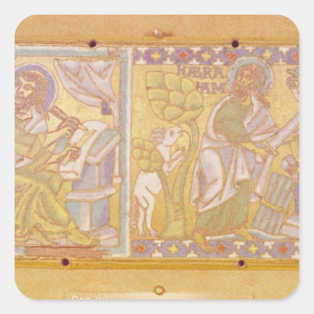 Plaque depicting St. Mark Square Sticker (Front)