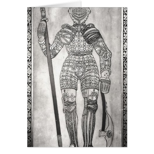 Plaque depicting the armour of Joan of Arc (Front)