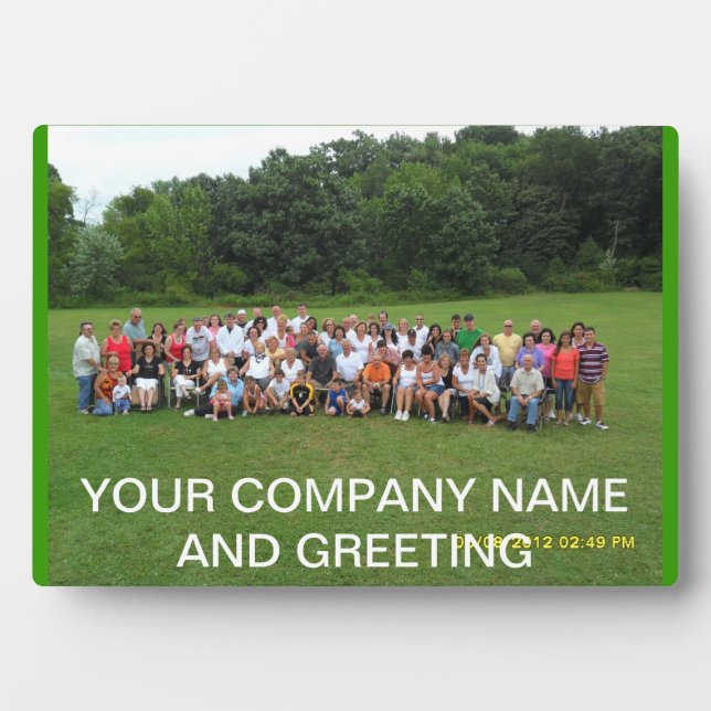 PLAQUE FOR AWARDS AND COMPANY GIFTS CUSTOMIZE (Front)
