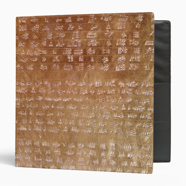Plaque of Darius I  550-500 BC Binder (Front/Inside)