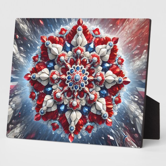 Plaque with Norway Colors Modern Design (Side)