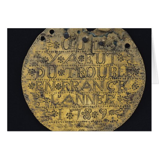 Plaque with the phrase cards (Front Horizontal)