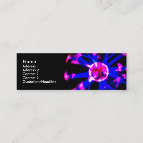 Plasma ball business card 2